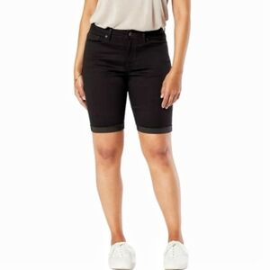 Levi's - 505 Straight Black Bermuda Jean Shorts